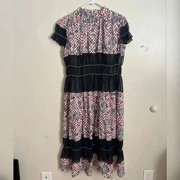 KOLOR Japan
Tiered Colorblock Dress - Picture 1 of 8